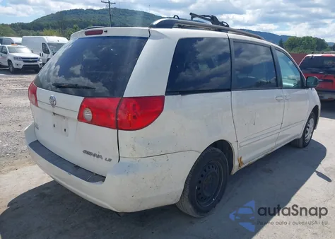 2007 Toyota Sienna Le z USA, uszkodzony, nr VIN 5TDZK23C47S045386